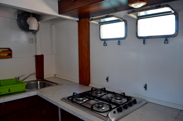 Hydra - Excursiones en barco Cocina 