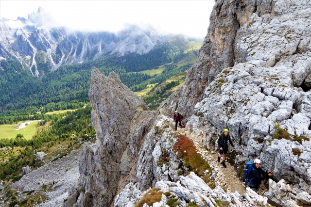  Vista panorámica de los Dolomitas 