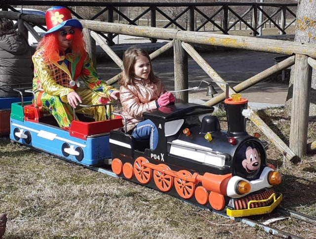  en el tren con el payaso 