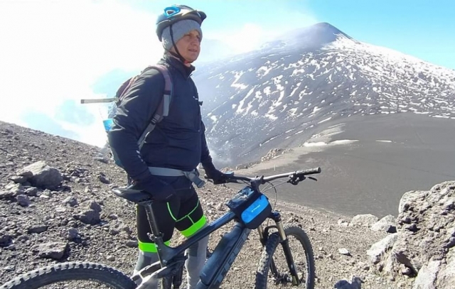  en bicicleta por el etna 