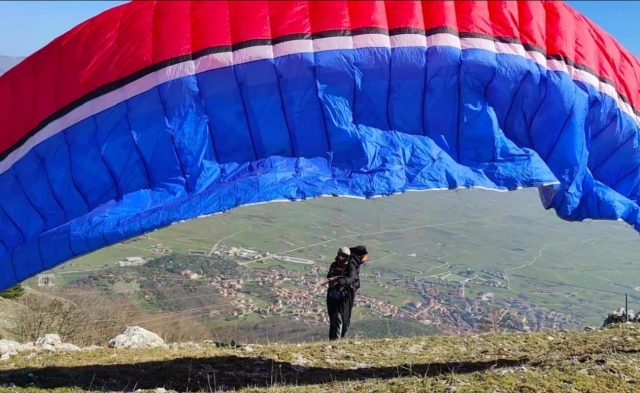  parapenle en basilicamarra 