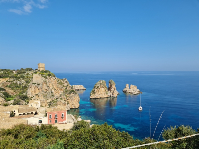  vista de castellammare en sicilia 
