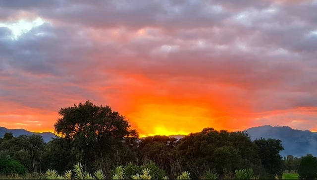  Atardecer en Domus de Maria 