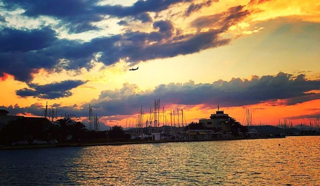 Atardecer en el mar Adriático 