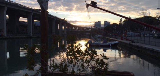  En el puerto de Pescara 