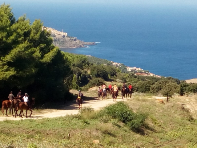excursión a caballo 