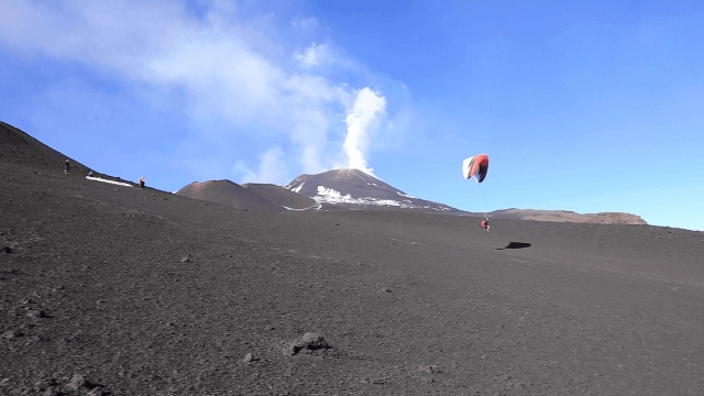  parapenle en etna 
