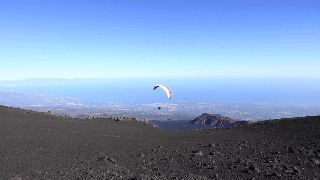  parapenle en etna 