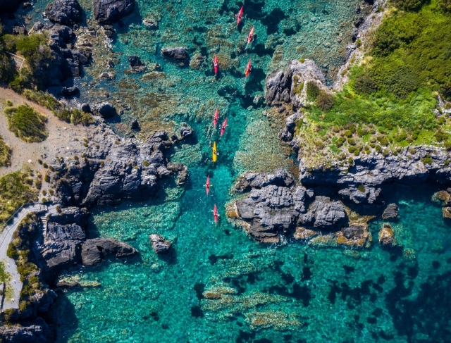 vamos en kayak en maratea 