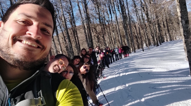 raquetas de nieve en power 