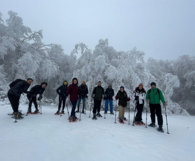  excursión con raquetas de nieve 