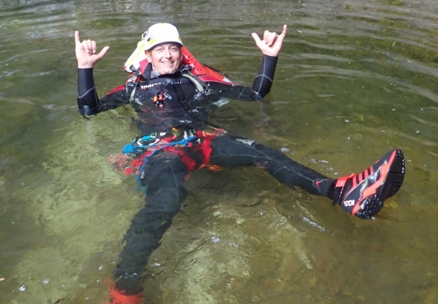  relajación después del descenso 