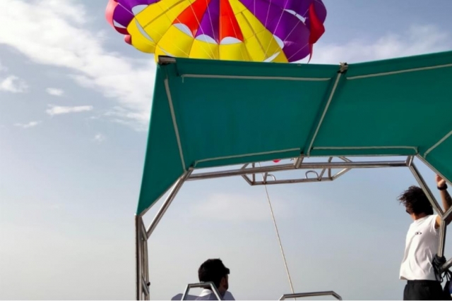  parasailing en campania 