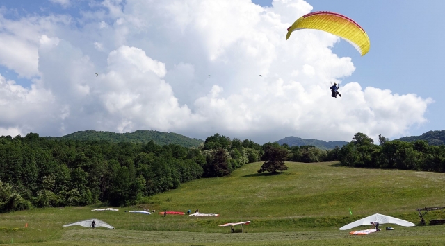  parapenle en el garda 