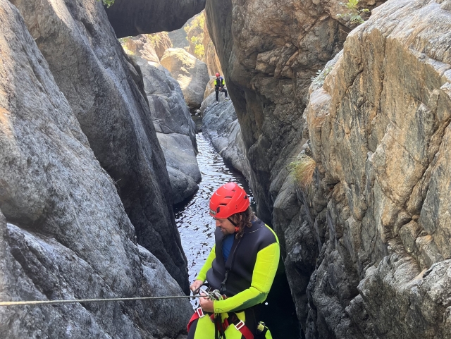 Escalada en un cañón 