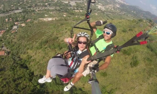  selfie en parapenle 