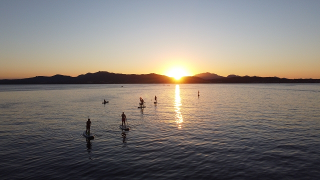  en sul al atardecer 
