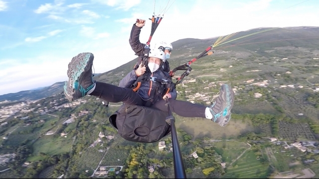  parapenle desde monle gemmo 