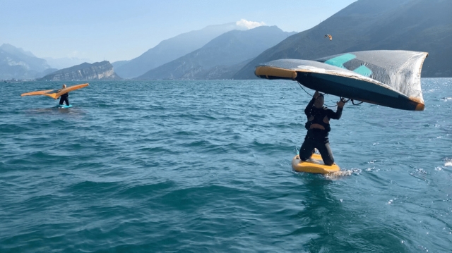  Wingfoil en el lago de Garda 
