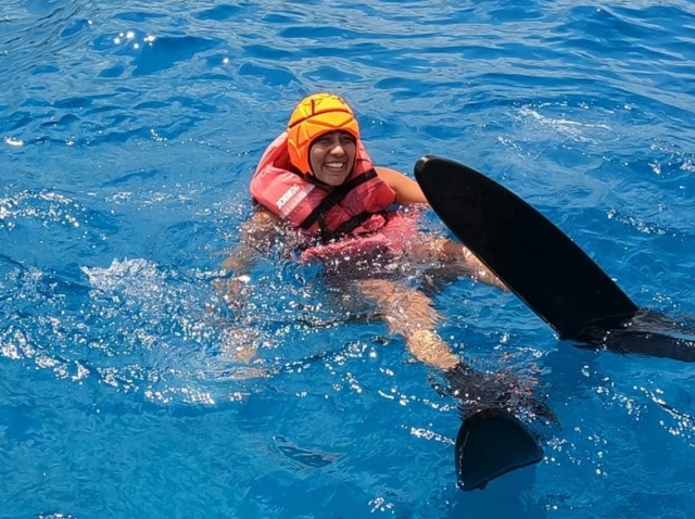  adrenalina con el esqui acuatico 