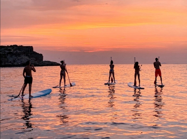 sup excursión al atardecer 