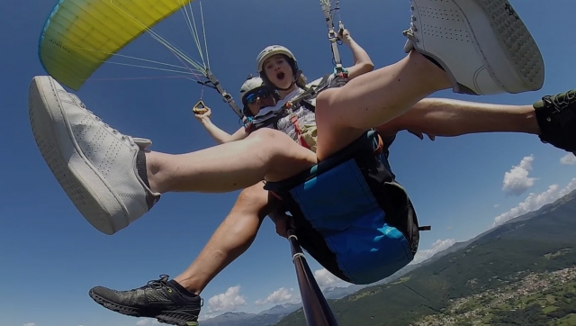 diviértele en parapenle 