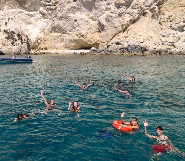  Un chapuzón en el mar 
