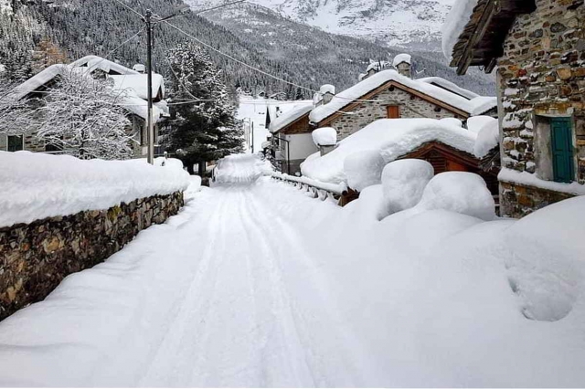  clareggio con nieve 