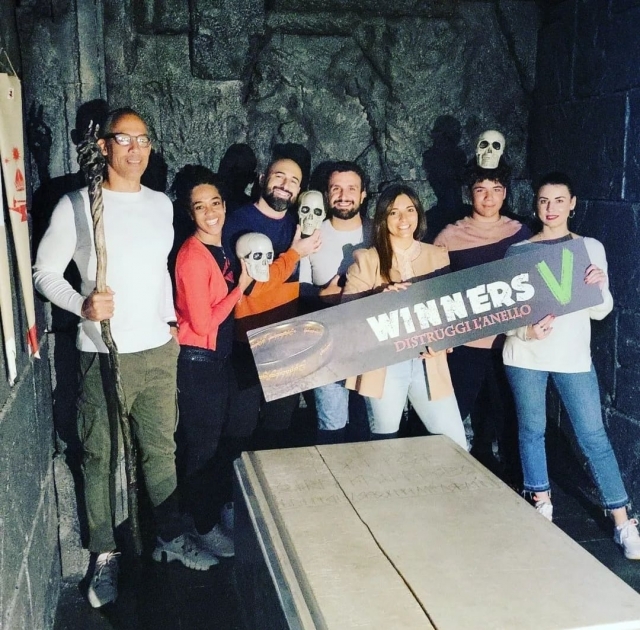  los ganadores del escape room Destroy the ring 