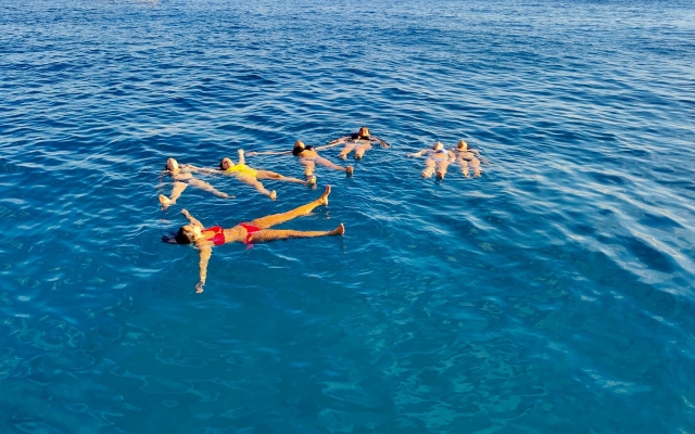  baño en el mar 