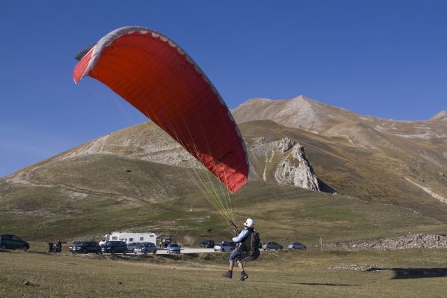  Listo para despegar en parapenle 