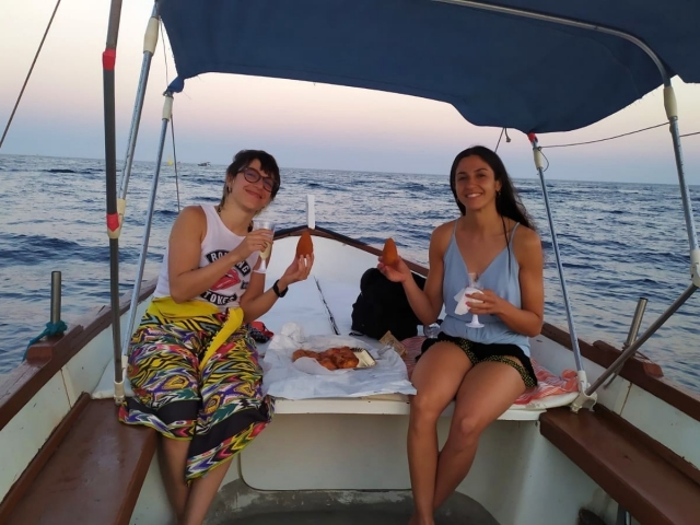  Aperitivo siciliano en barco 