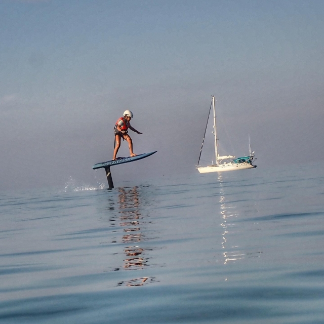  Sobre las aguas del lago de Garda 