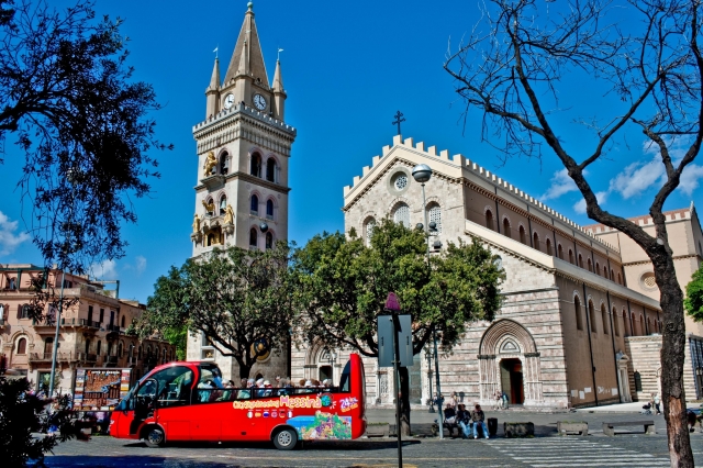  En el centro de Messina 