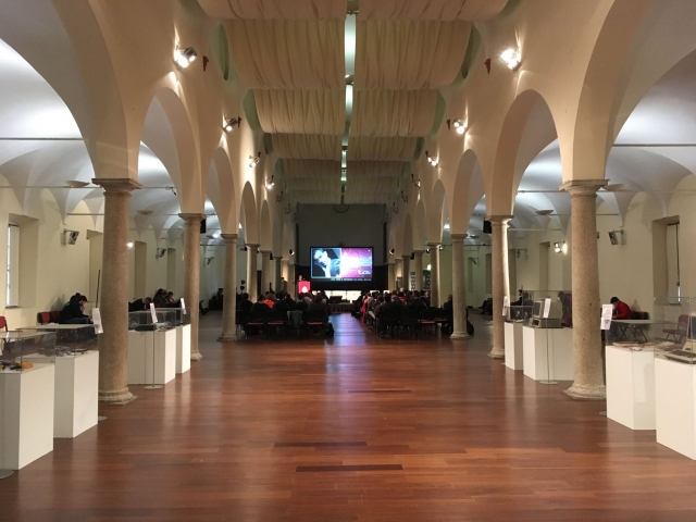 Dentro del museo Da Vinci 