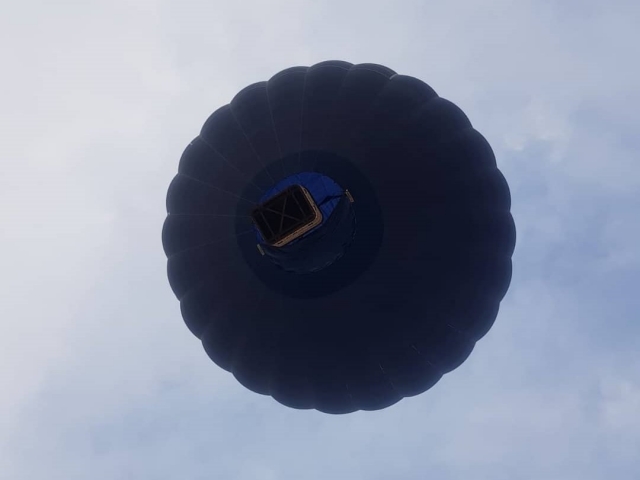  Balloon de aire caliente detallado 
