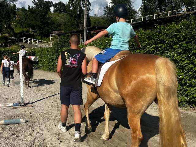  Clase de equitación 