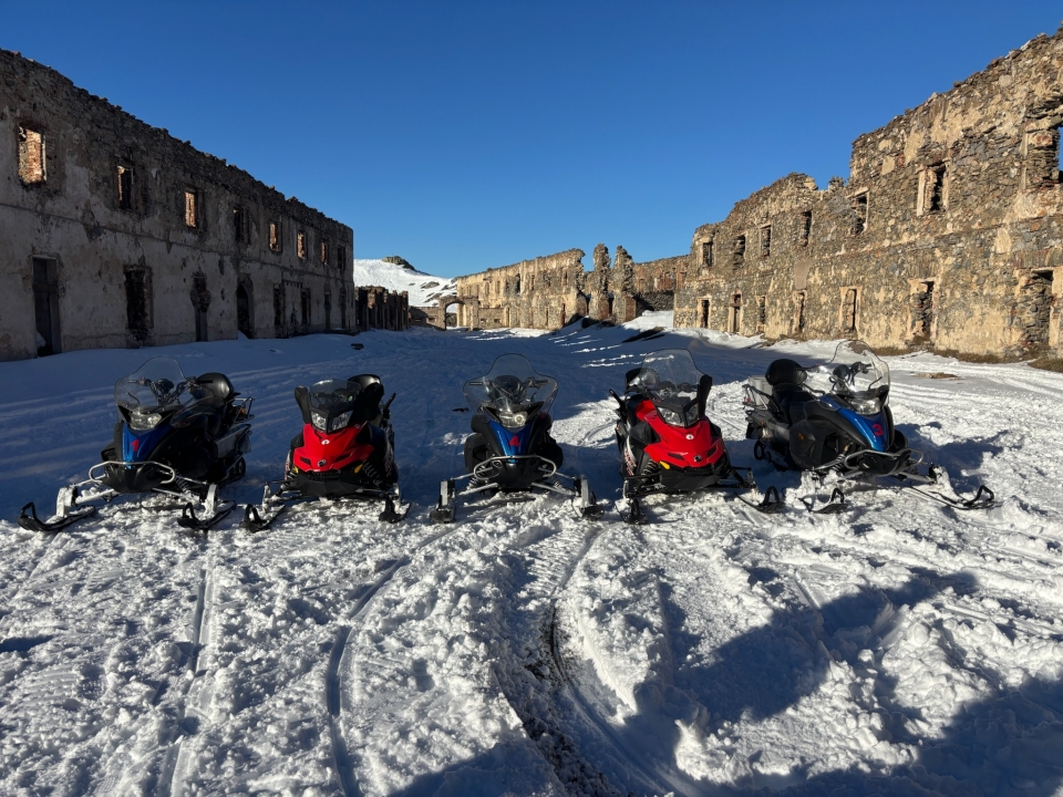  Actividad en moto de nieve 
