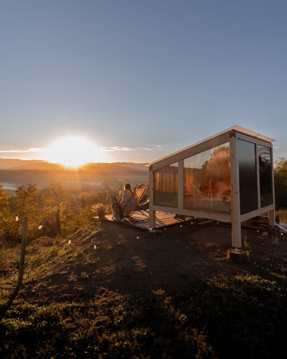Un SkyRoom al atardecer 