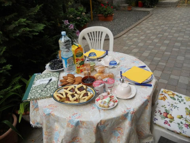  El desayuno en el jardín 