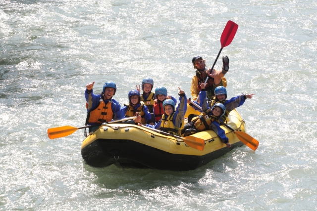  remando en el río 