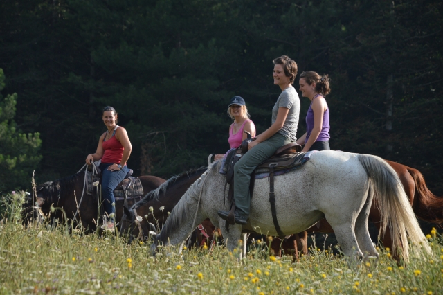  Salida a caballo en grupo 