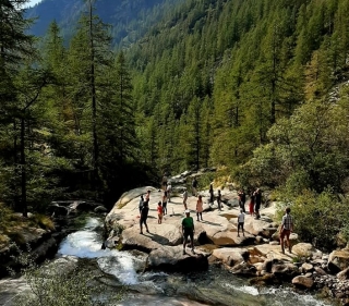 Excursión al Lago de las Rocas 8 de agosto
