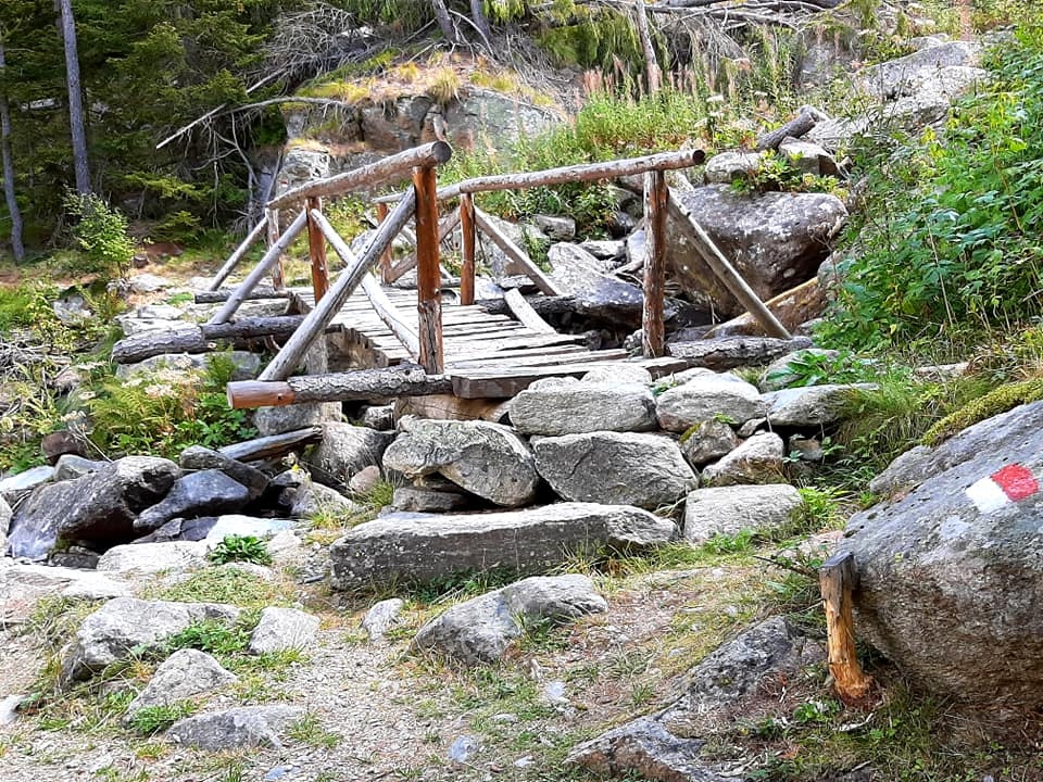  Vislumbre uno de los senderos