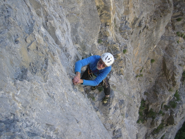 Una guía de escalada alpina 