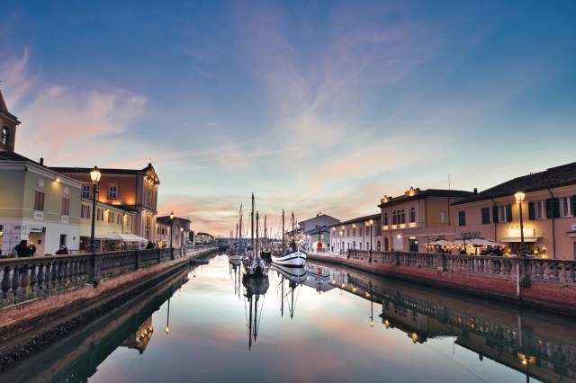  El puerto del canal de Cesenatico 
