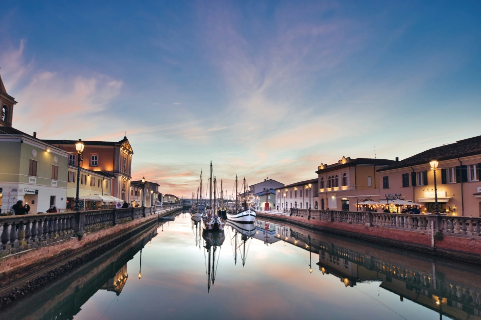  El puerto del canal de Cesenatico 