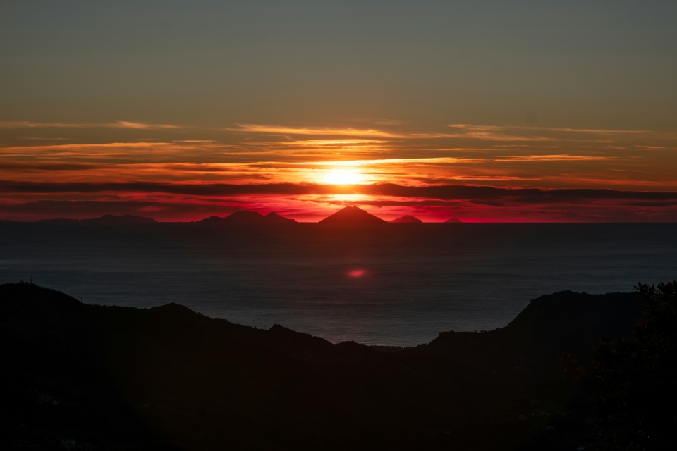  Atardecer en las Islas Eolias 