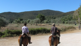 Fin de semana a caballo en el parque de la Maremma