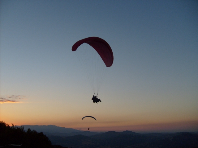  Atardecer y volar 